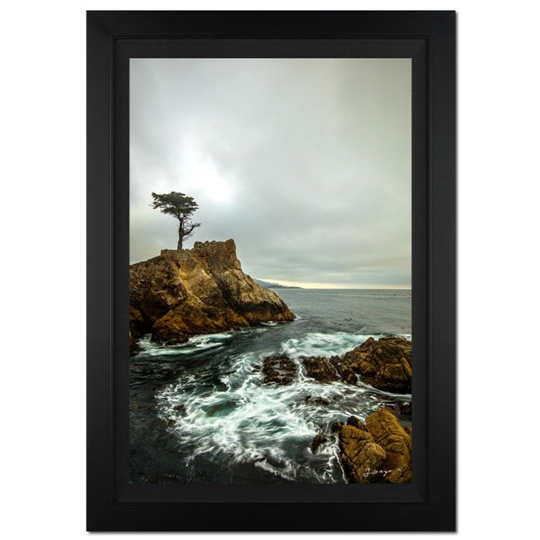 Jongas, "Watchman" Framed Limited Edition Photograph on Canvas, Numbered and Hand Signed with Letter: Watchman is a limited edition giclee on canvas by photographer Jongas, numbered and hand signed by the artist. The piece comes custom framed and includes Letter of Authenticity. Measures approximately