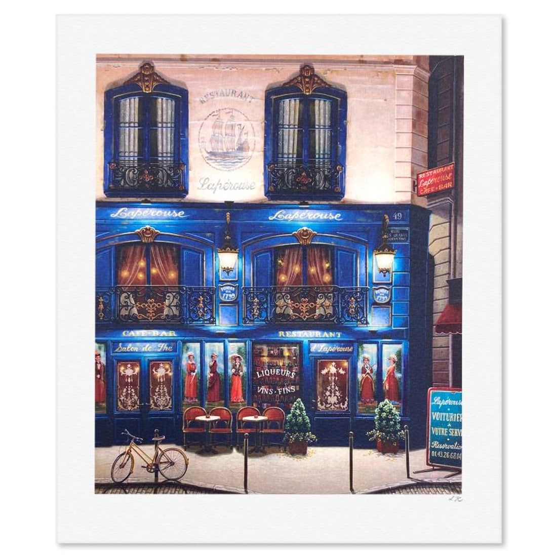 Liudmila Kondakova, "Laperouse" Limited Edition Lithograph, Numbered and Hand Signed with: Laperouse is a limited edition lithograph on paper by Liudmila Kondakova, hand signed by the artist. Includes Certificate of Authenticity from Chalk & Vermilion Fine Arts. Measures approx. 12" x 11.5"