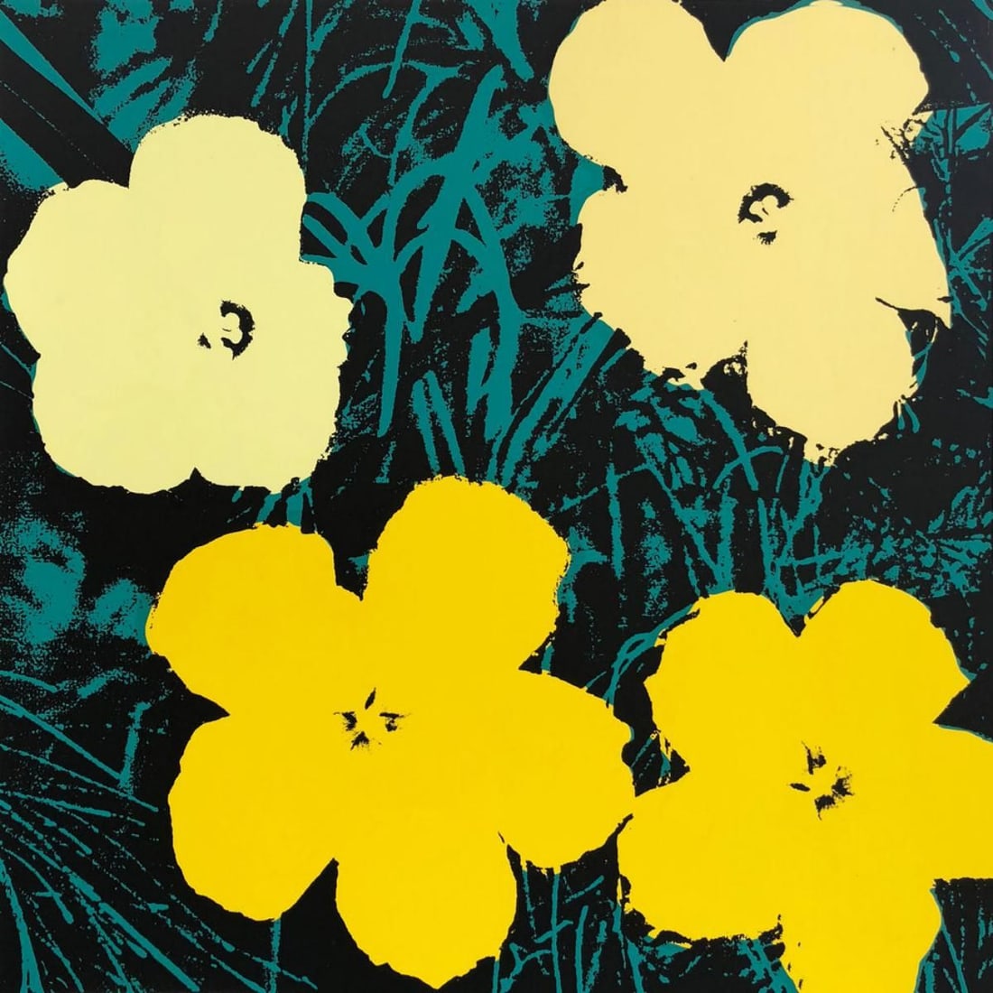 Andy Warhol- Silk Screen "Flowers 11.72": Artist: Andy Warhol. Medium: Silk Screen. Title: Flowers 11.72. Size: 35.5" x 35.5". Certificate of Authenticity: From the publisher. Additional: The piece is stamped in blue on the back with