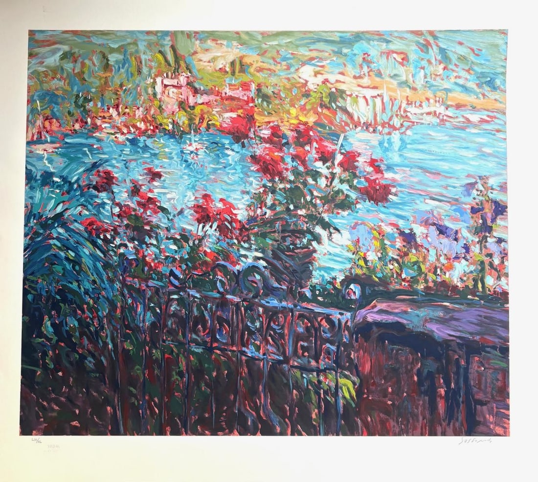 Marco Sassone- Limited edition Serigraph: Artist: Marco Sassone. Medium: Limited edition Serigraph. Size: 30" x 40". Signature: Signed and numbered. Additional: Condition: item has handling marks sold as is. Reference#: 84736.