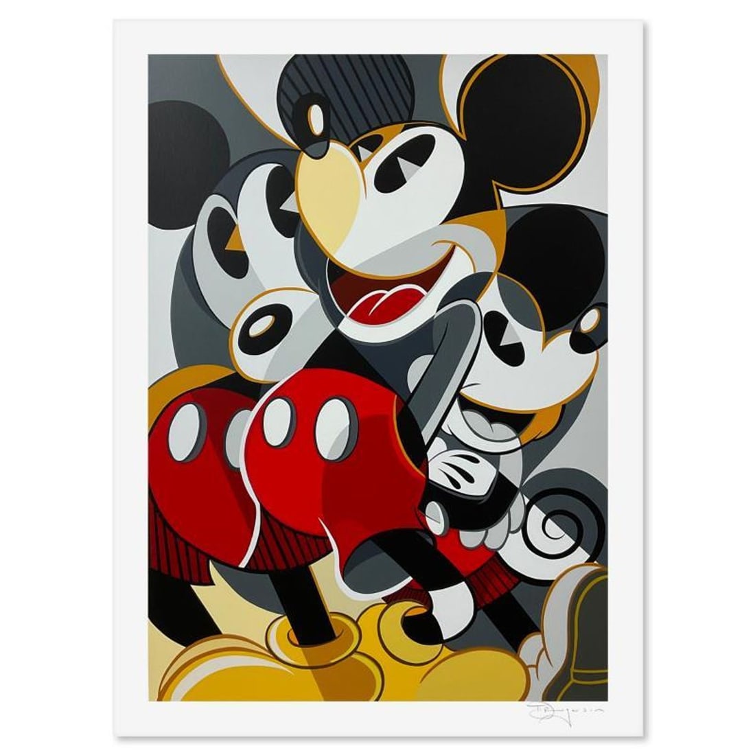 Tim Rogerson, "Mousing Around #1" Limited Edition Proof Serigraph from Disney Fine Art, Numbered and: Mousing Around #1 is a limited edition proof serigraph on paper by Tim Rogerson, numbered and hand signed by the artist. This piece is licensed by Disney Fine Art. Includes Letter of Authenticity. Mea