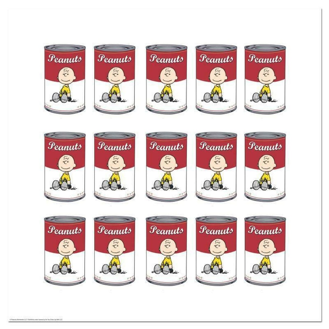Peanuts, "Can" Hand Numbered Limited Edition Fine Art Print with Certificate of Authenticity.: A vibrant and striking edition portraying the simple yet emotive art of Charles. M. Schulz, creator of PEANUTS . You'll love the color, it really POPS in person! It looks incredible on the wall and wi