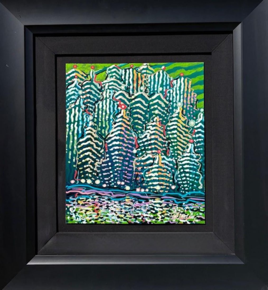 James Talmadge- Original painting on panel: Artist: James Talmadge. Medium: Original painting on panel. Measures approx. 20" x 24" (framed). Reference#: 33398.