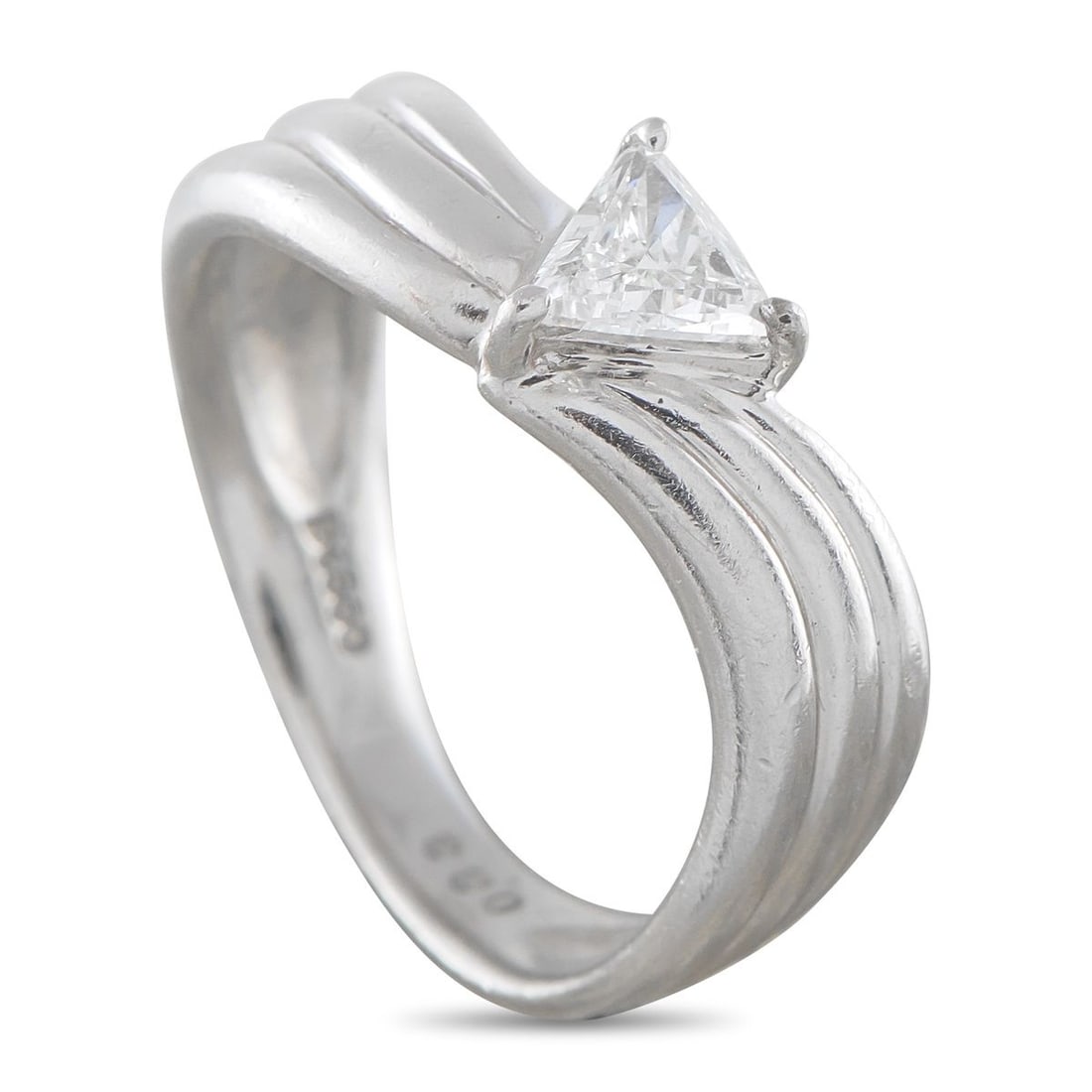 PLATINUM 0.33CT DIAMOND RING