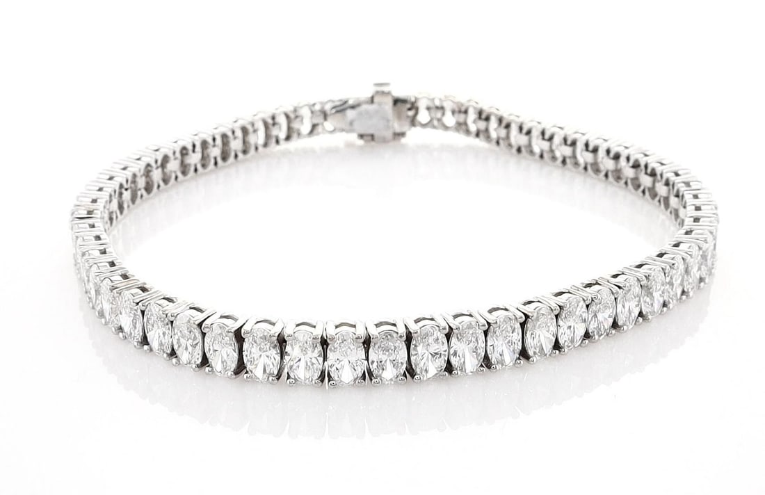 14kt White Gold 15.3ctw Diamond Bracelet (1 of 5)