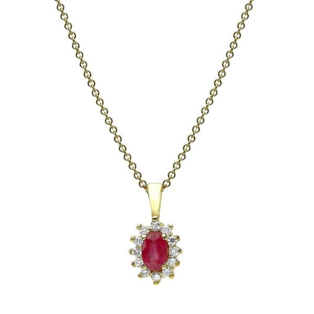 14kt Yellow Gold 0.35ctw Diamond Pendant (1 of 1)