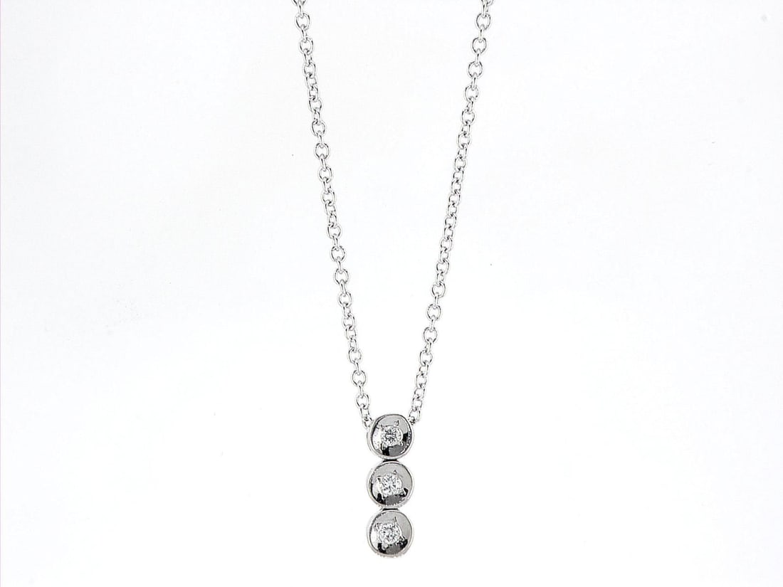 14kt White Gold 0.04ctw Diamond Pendant (1 of 2)