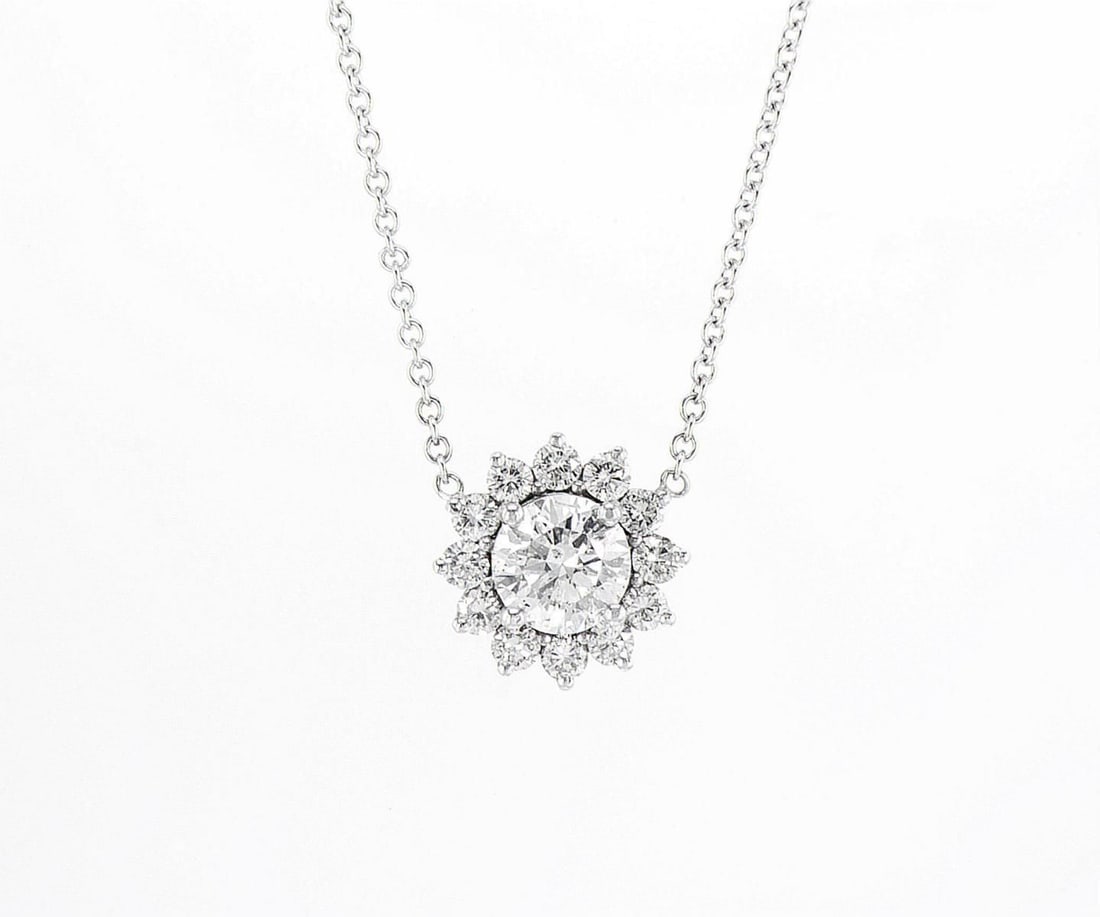 14kt White Gold 2.2ctw Diamond Necklace: Jewelry Description Description: One 14k white gold necklace, set with lab grown diamonds. Jewelry Weight: 5.06 Grs Total Diamonds Weight: 2.2 Cts Precious Metal: 14kt White Gold Certificate Number: D