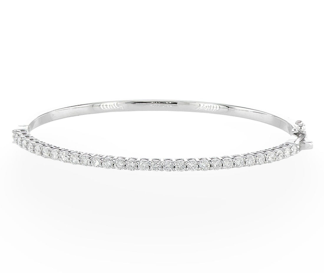 14K White Gold 1.5ctw Bangle (1 of 2)