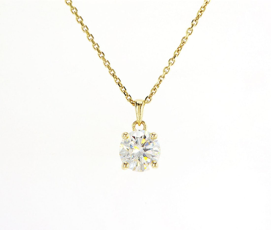 14K Yellow Gold 1.1ctw Pendant (1 of 2)