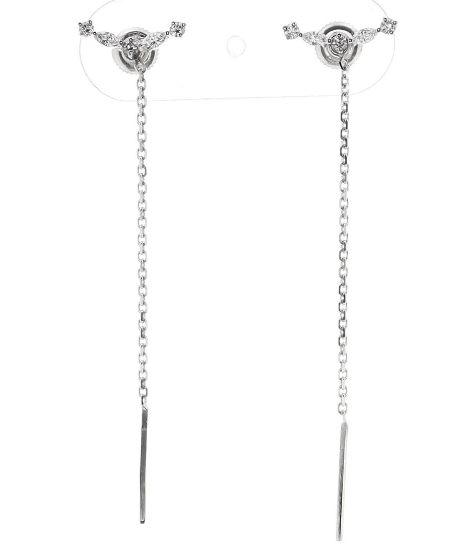 14kt White Gold 0.44ctw Diamond Earrings: Jewelry Description Description: One 14k white gold earrings, set with lab grown diamonds. Jewelry Weight: 1.83 Grs Total Diamonds Weight: 0.44 Cts Precious Metal: 14kt White Gold Certificate Number: 