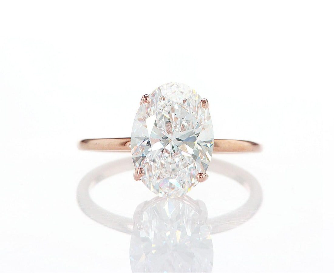 14K Rose gold 3.01ctw Lab Grown Diamond Earring: Jewelry Description Description: Lab Grown Diamond Earring, 14K White Gold Jewelry Weight: 2.53 Grs Total Diamonds Weight: 3.01 Cts Precious Metal: 14K Rose gold Certificate Number: IGI- 670464038 To 
