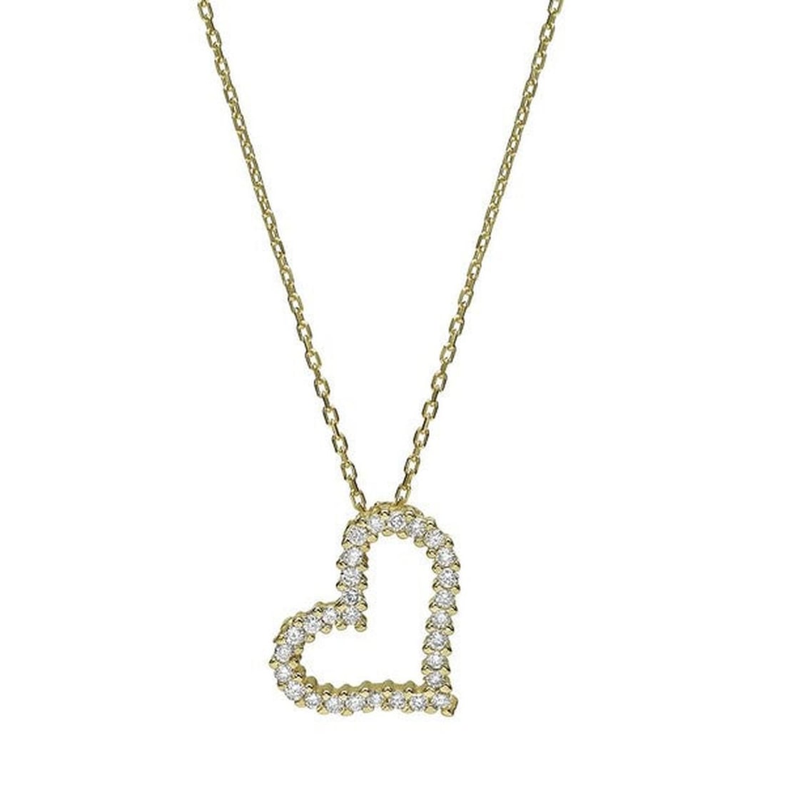 14kt Yellow Gold 0.17ctw Diamond Pendant (1 of 1)