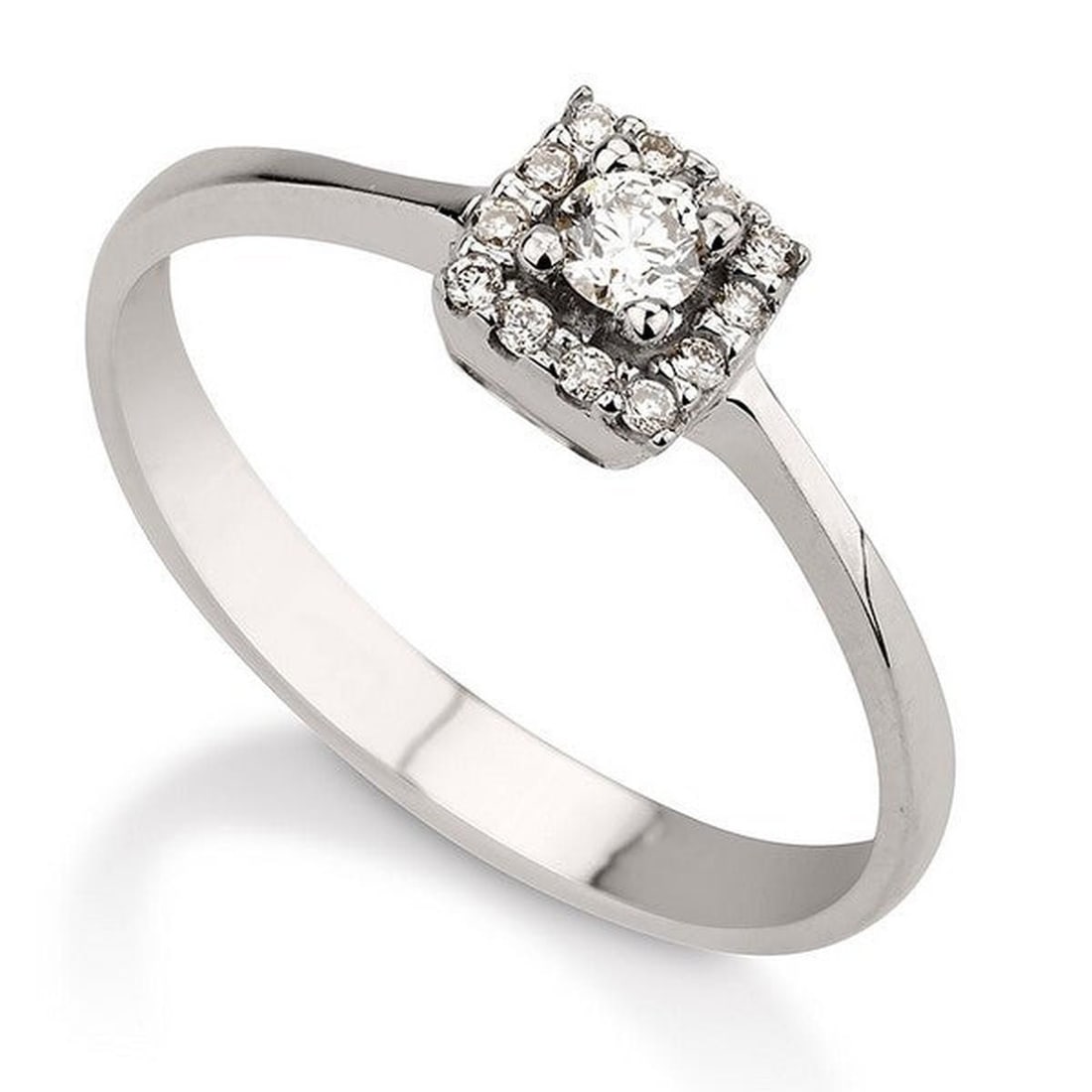 14kt White Gold 0.08ctw Diamond Ring (1 of 1)