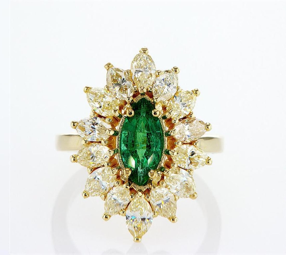 14kt Yellow Gold 3.71ctw Diamond Ring (1 of 2)
