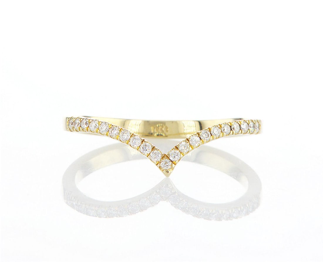 14K Yellow Gold 0.21ctw Ring: Jewelry Description Description: Natural Diamond Ring, 14K Yellow Gold Jewelry Weight: 1.93 Grs Total Diamonds Weight: 0.21 Cts Precious Metal: 14K Yellow Gold Certificate Number: DSL- 4450123827 Appr