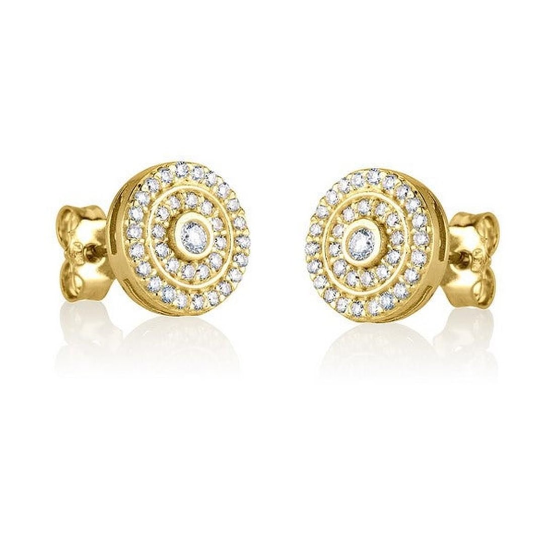 14kt Yellow Gold 0.48ctw Diamond Earrings (1 of 1)
