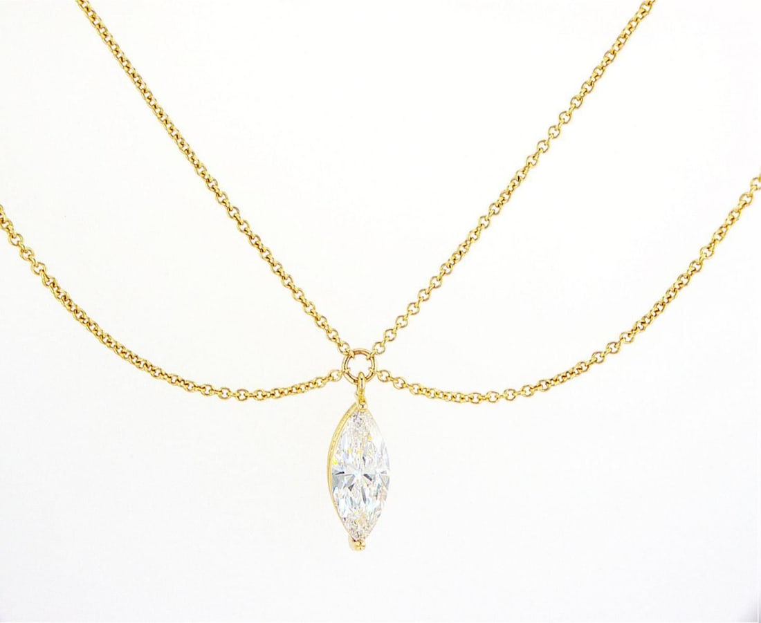 14kt Yellow Gold 1.7ctw Diamond Pendant (1 of 2)