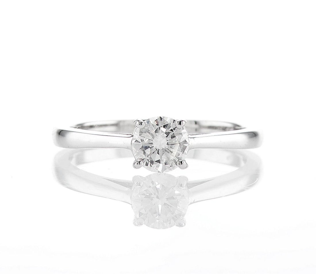 14K White Gold 0.51ctw Diamond Ring (1 of 1)