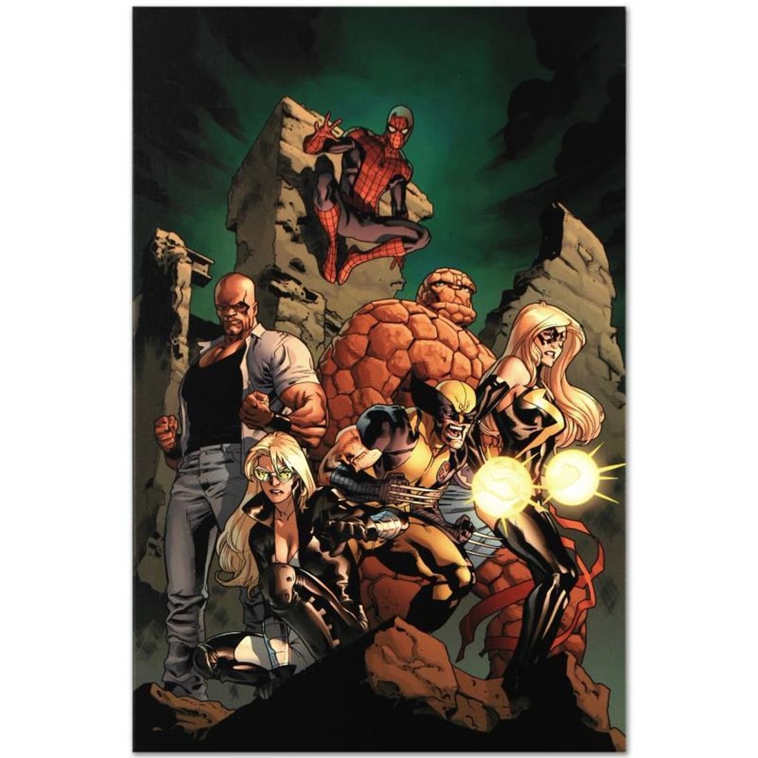 Marvel Comics "New Avengers #7" Numbered Limited Edition Giclee on Canvas by Tim Bradstreet with (1 of 1)