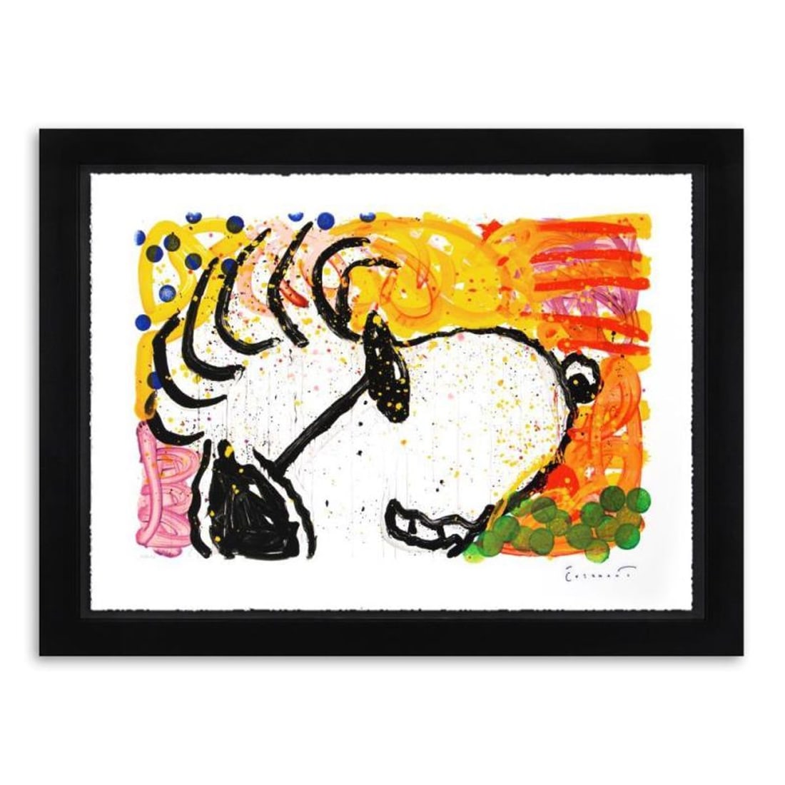 Tom Everhart, "Pop Star" Framed Limited Edition Hand Pulled Original Lithograph. Hand Signed, with