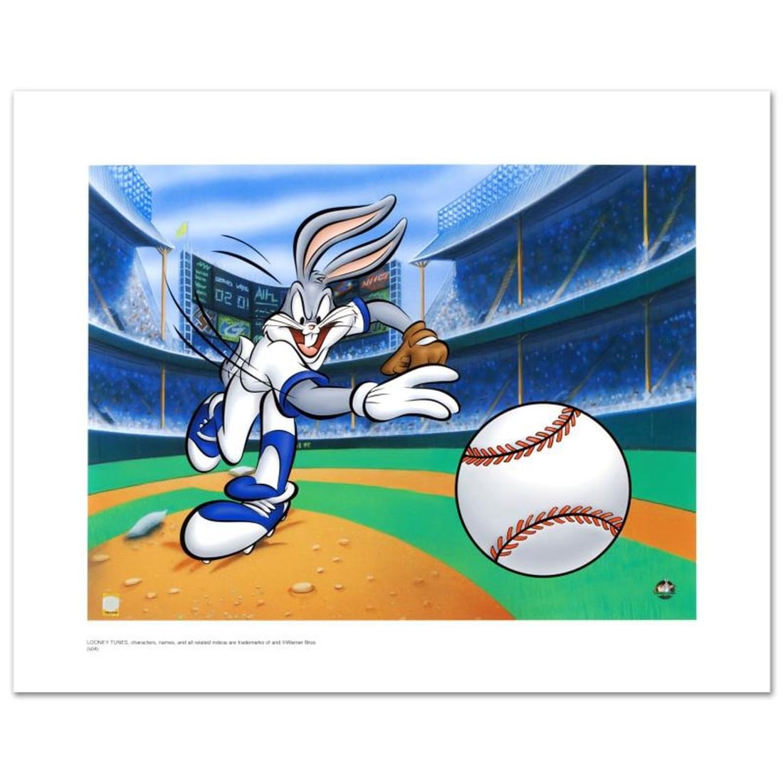 Fastball Bugs Limited Edition Giclee from Warner Bros., Numbered with Hologram Seal and Certificate