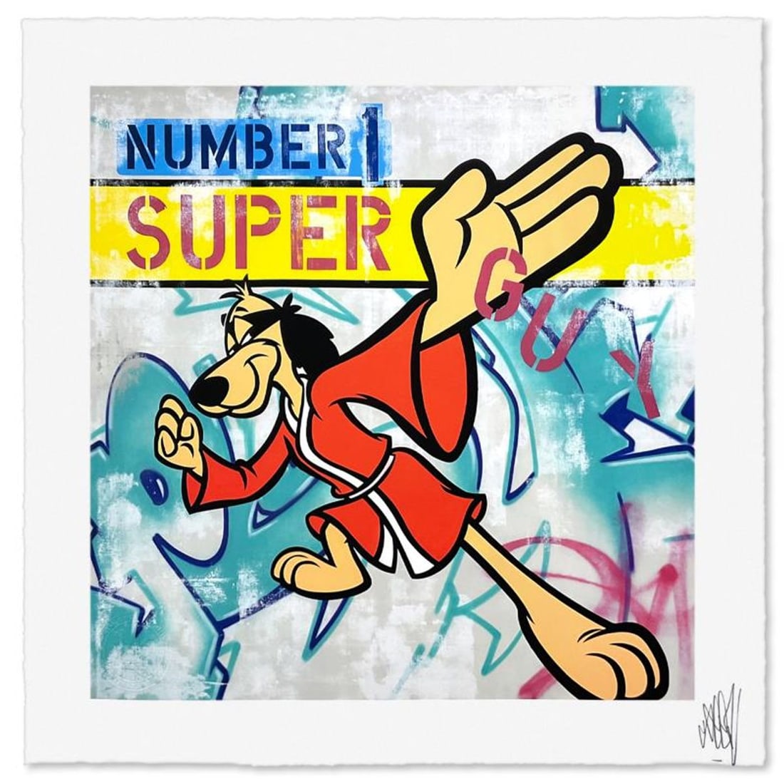 Seen, "Hong Kong Phooey" Limited Edition, Numbered and Hand Signed with Letter Authenticity