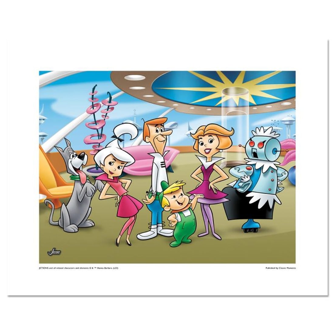 The Jetsons "Family Photo" Numbered Limited Edition with Certificate of Authenticity.
