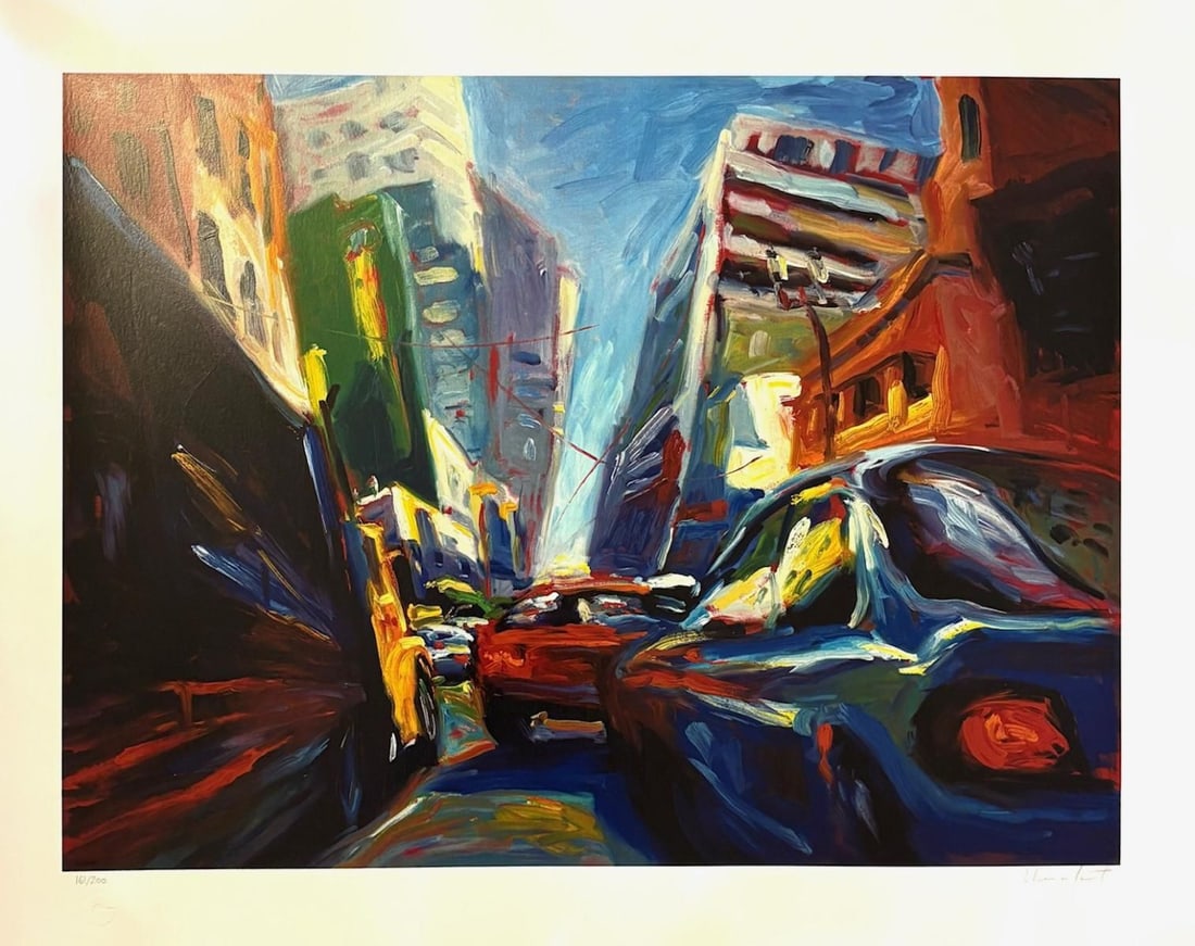 Tongpaiboon Veerakeat- Serigraph on paper: Artist: Tongpaiboon Veerakeat. Medium: Serigraph on paper. Size: 20" x 24". Signature: Signed and numbered. Reference#: 25208.