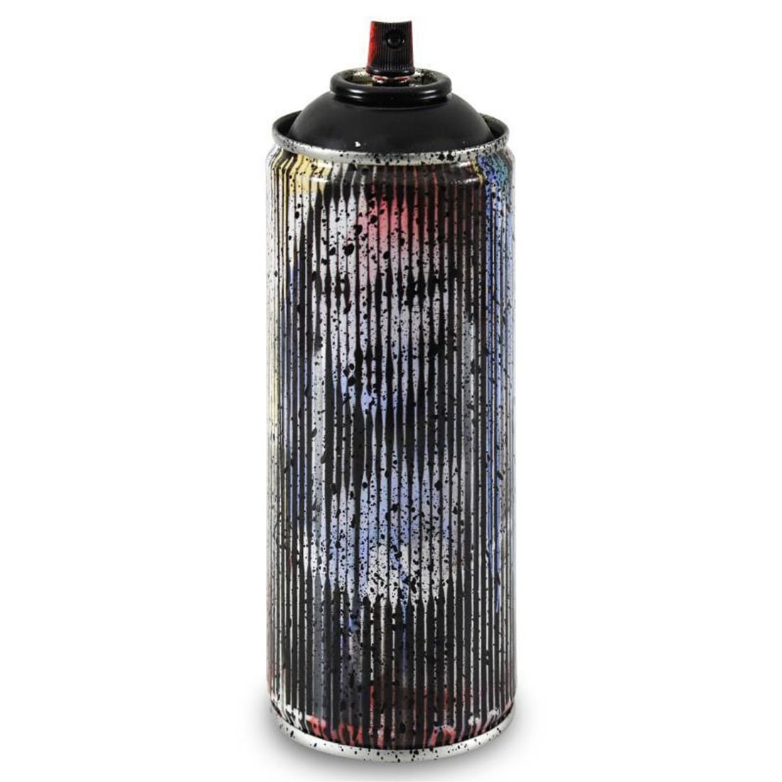 Mr. Brainwash, "Mona Lisa (Black)" Limited Edition Hand Painted Spray Can with Plate Signature.: Mona Lisa (Black) is a numbered limited edition hand painted spray can by Mr Brainwash. This piece bears the plate signature of the artist and comes from his 2020 Classic Spray Can Collection. Measure