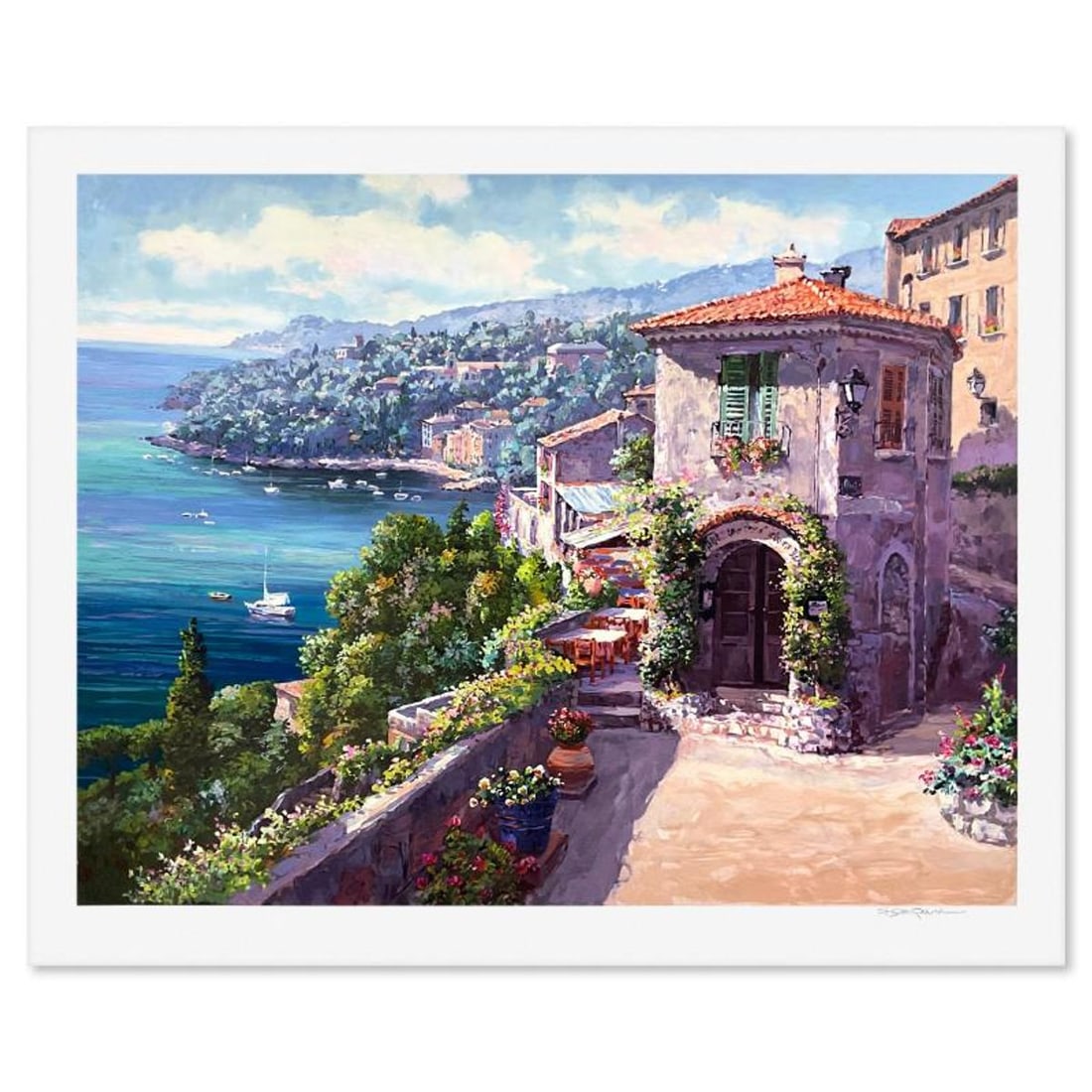 Sam Park, "St Paul De Venice" Limited Edition Printer's Proof Serigraph, Numbered and Hand Signed: St Michel Di Pagana is a limited edition printer's proof serigraph on paper by Sam Park, numbered and and hand signed by the artist. Includes Letter of Authenticity. Measures approx. 34.5" x 44" (bord