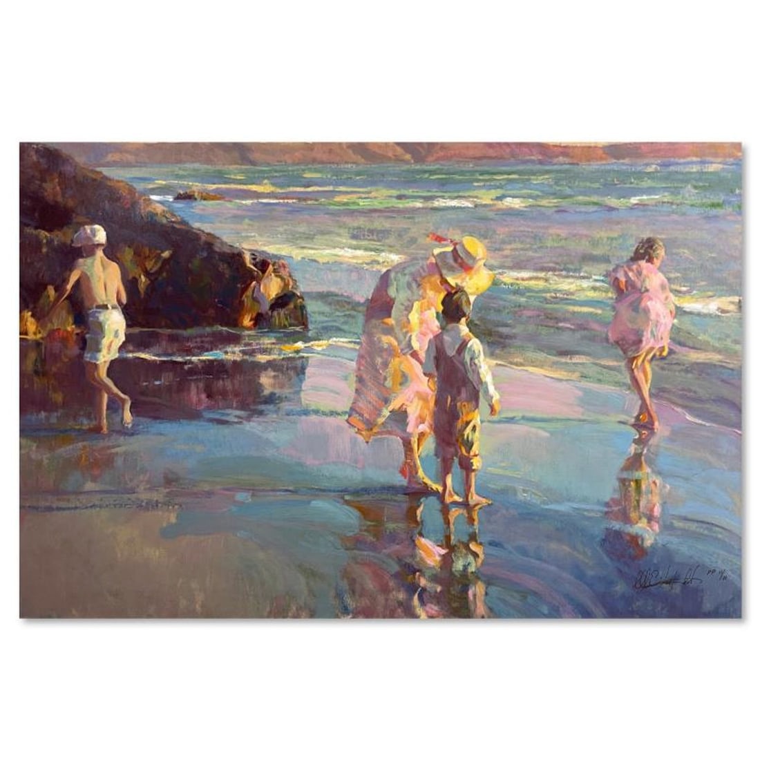 Don Hatfield, "Family Ties" Limited Edition Printer's Proof on Canvas, Numbered 11/11 and Hand