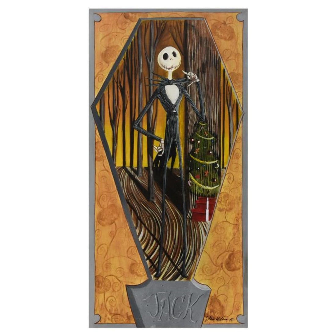Tricia Buchanan-Benson, "Jack" Limited Edition on Canvas from Disney Fine Art, Numbered and Hand: Jack is a limited edition giclee on canvas by Tricia Buchanan-Benson, numbered and hand signed by the artist. This piece is licensed by Disney Fine Art. Includes Letter of Authenticity. Measures appro
