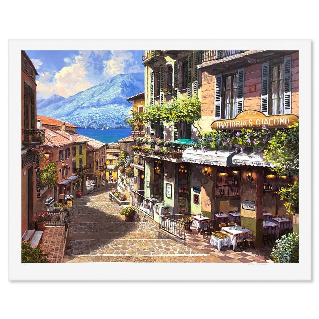Sam Park, "Antica Giacomo" Limited Edition Printer's Proof Serigraph, Numbered 1/4 and Hand Signed (1 of 2)