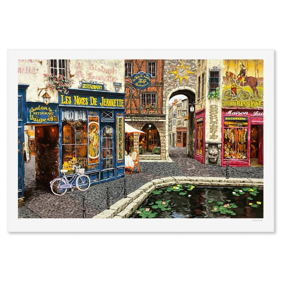 Viktor Shvaiko, "Le Noles De Jeanette (White)" Limited Edition Printer's Proof Serigraph (32" x: Le Noles De Jeanette (White) is a limited edition printer's proof serigraph on paper by Viktor Shvaiko, numbered 1/3 and hand signed by the artist. Includes Letter of Authenticity. Measures approx. 36