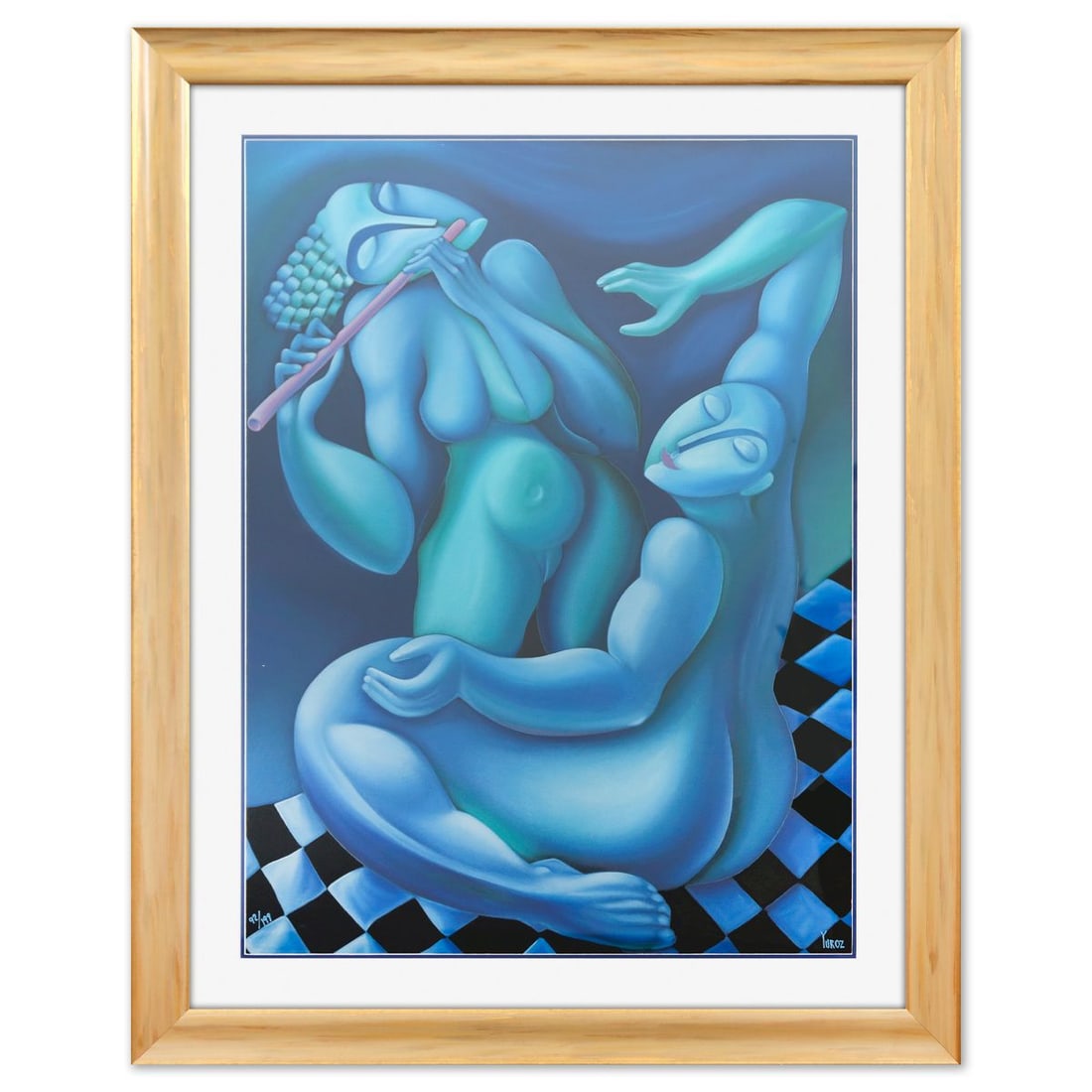 Yuroz- Serigraph "May I Touch Your Music" (1 of 3)