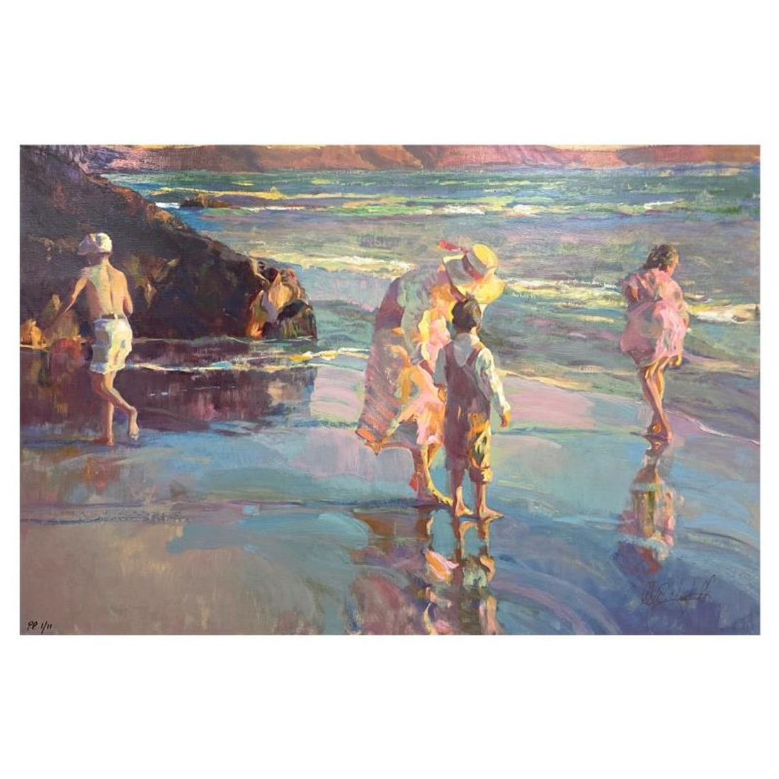 Don Hatfield, "Family Ties" Limited Edition Printer's Proof on Canvas, Numbered 1/11 and Hand Signed