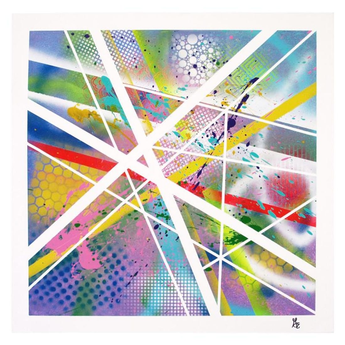 George Marlowe (d. 2026), "Graffiti IV" Original Acrylic Painting on Gallery Wrapped Canvas, Hand (1 of 1)