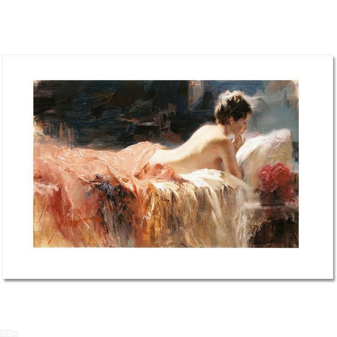 Pino (1939-2010), "Soft Light" Hand Signed Limited Edition on Canvas with Certificate of