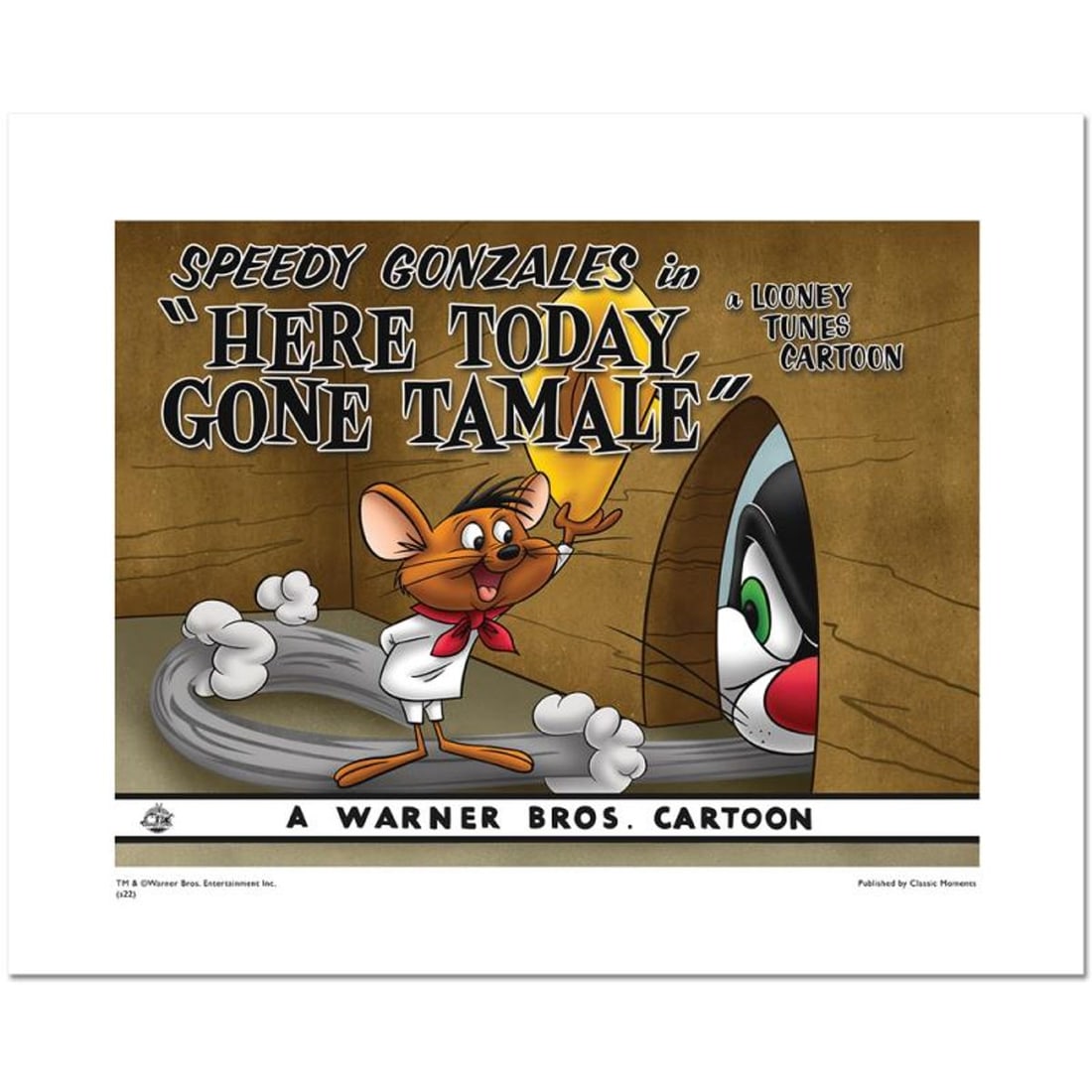 Here Today, Gone Tamale Limited Edition Giclee from Warner Bros., Numbered with Hologram Seal and
