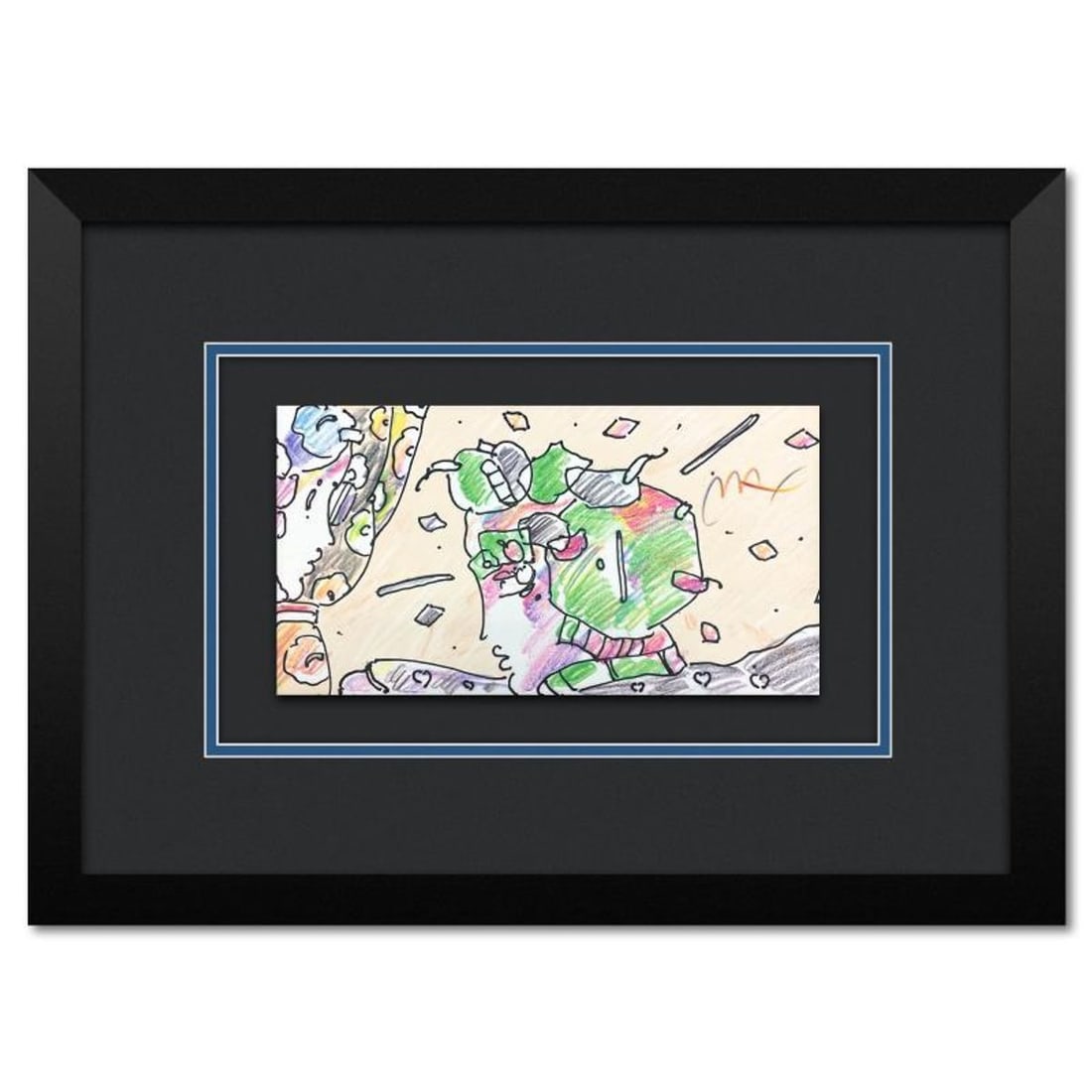 Peter Max, "Lady Through Window" Framed Limited Edition Lithograph, Numbered and Hand Signed with (1 of 2)