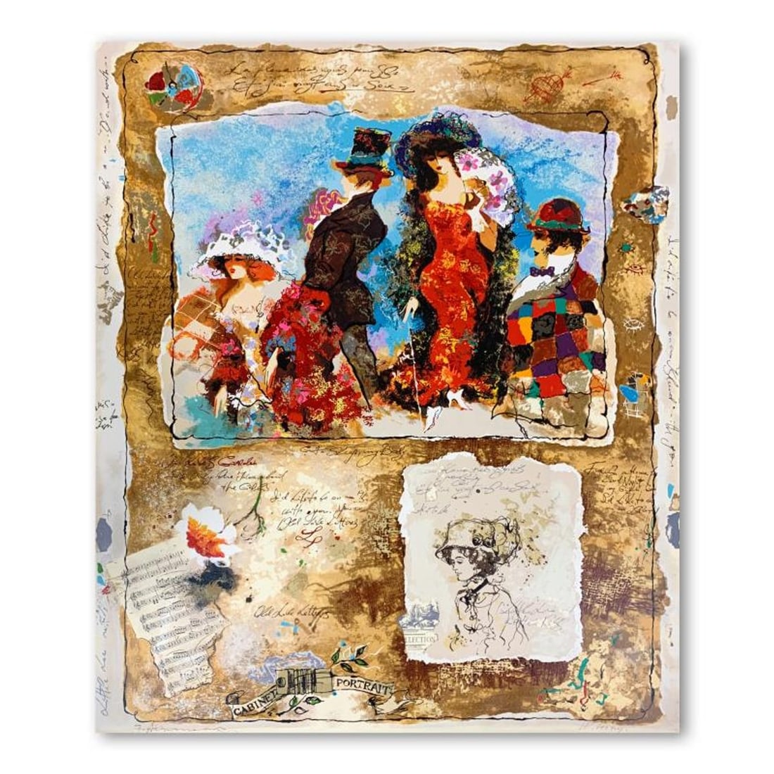 Alexander Galtchansky (1959-2008) and Tanya Wissotzky (1959-2006), Hand Signed Limited Edition: This is a limited edition serigraph on deckle edged paper by Alexander Galtchansky (1959-2008) and Tanya Wissotzky (1959-2006). It is numbered and hand signed and includes a letter of authenticity. Me