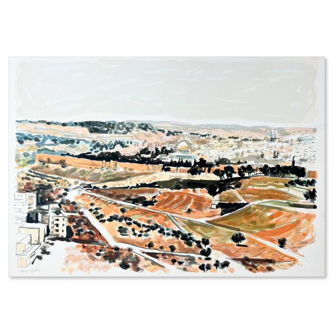 Arie Azene, Hand Signed, Numbered Limited Edition with Letter of Authenticity.: This is a limited edition on paper by Arie Azene. The piece comes hand signed by the artist, numbered, and with a letter of authenticity. Measures approximately 19.5" x 28". Reference#: 89797.