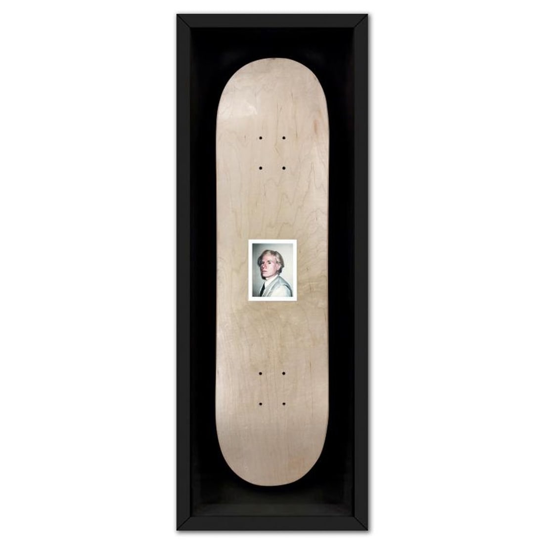 Andy Warhol (1928-1987), "Self-Portrait (Blue)" Framed One-of-a-Kind Unique Edition Skateboard,