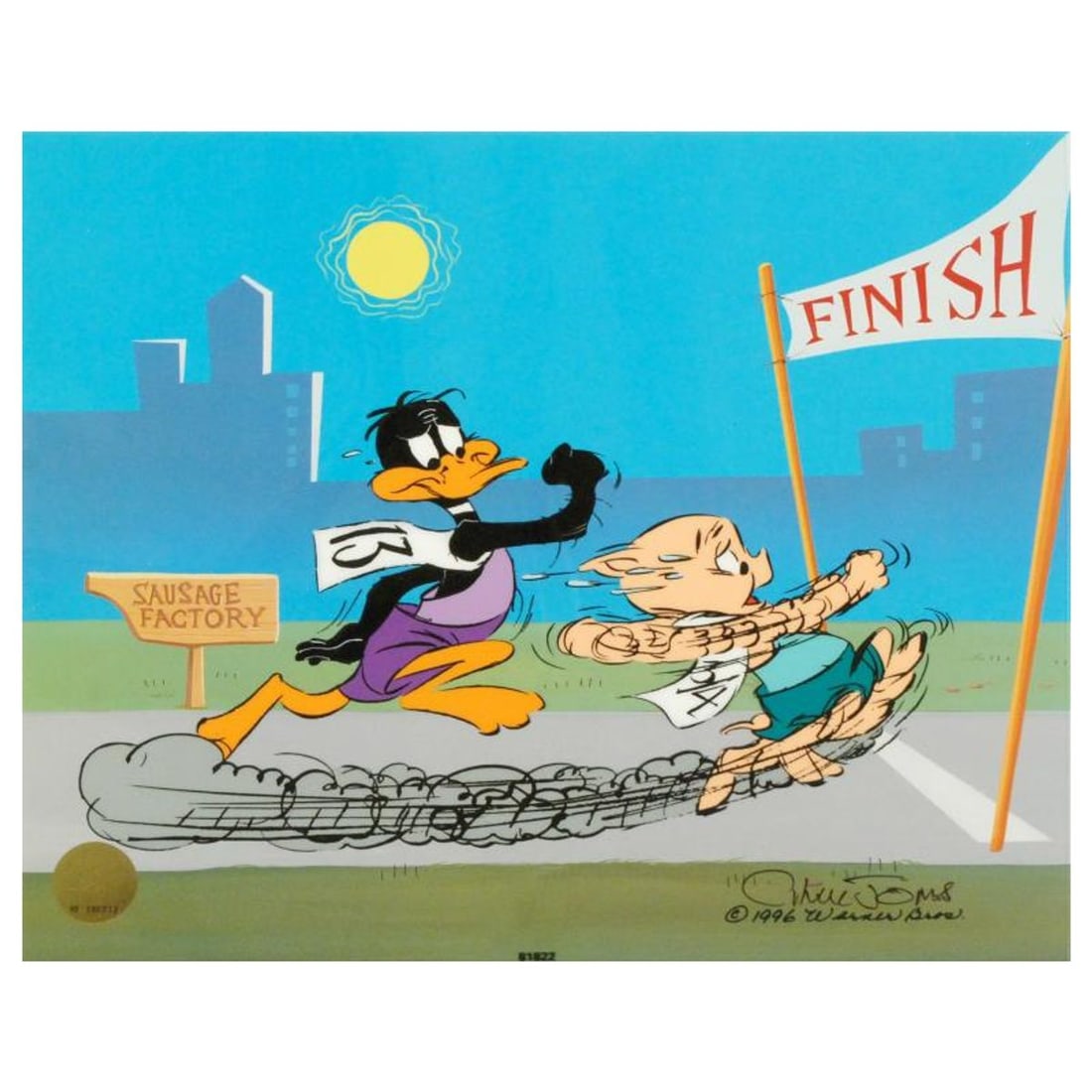Sausage Factory by Chuck Jones (1912-2002). Limited Edition Animation Cel with Hand Painted Color,