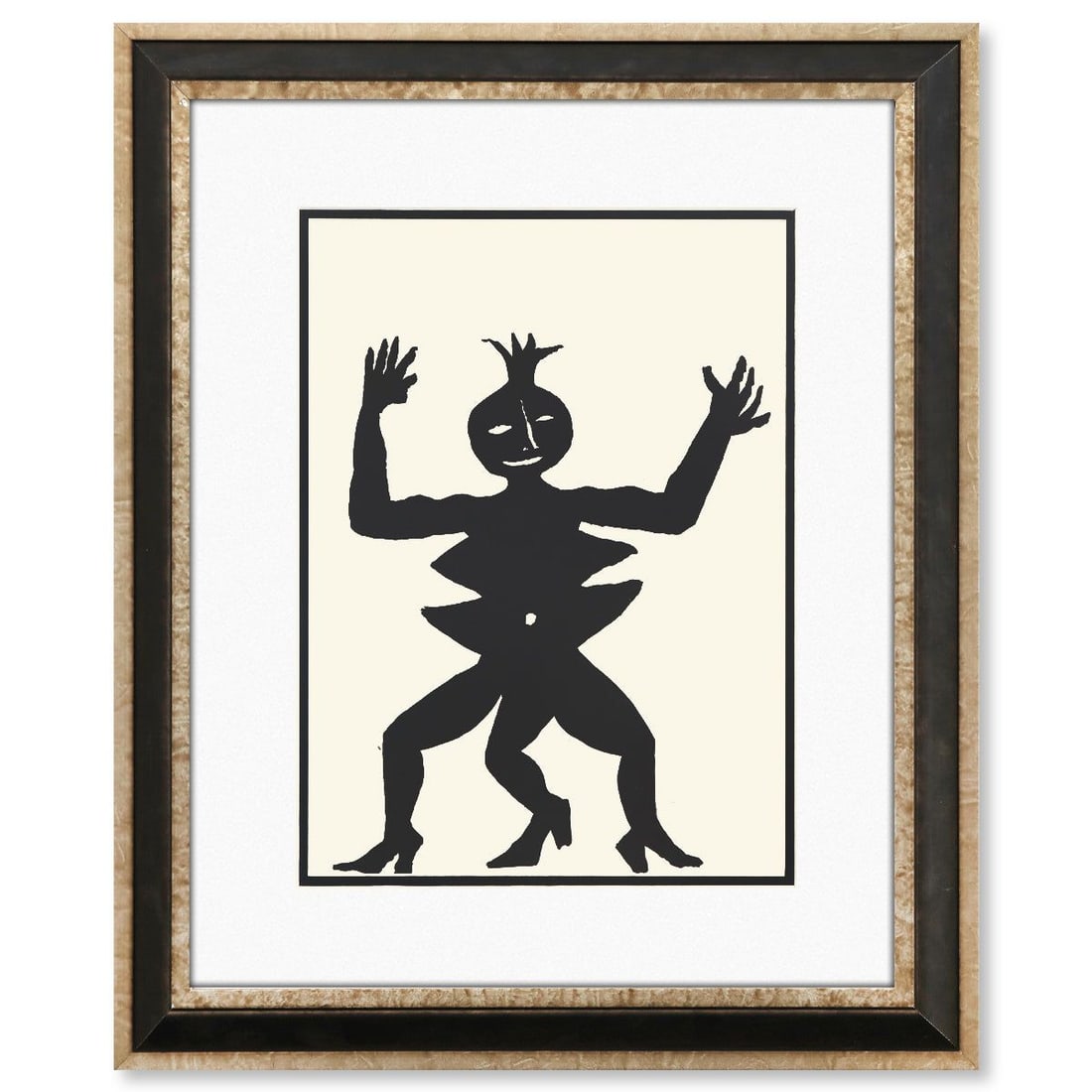 Alexander Calder- Lithograph "DLM212 - MAMA CITRON": Artist: Alexander Calder. Medium: Lithograph. Title: DLM212 - MAMA CITRON. Size: 15" x 11". Measures approx. 23" x 19" (framed). Certificate of Authenticity: Is included. Reference#: 45496.