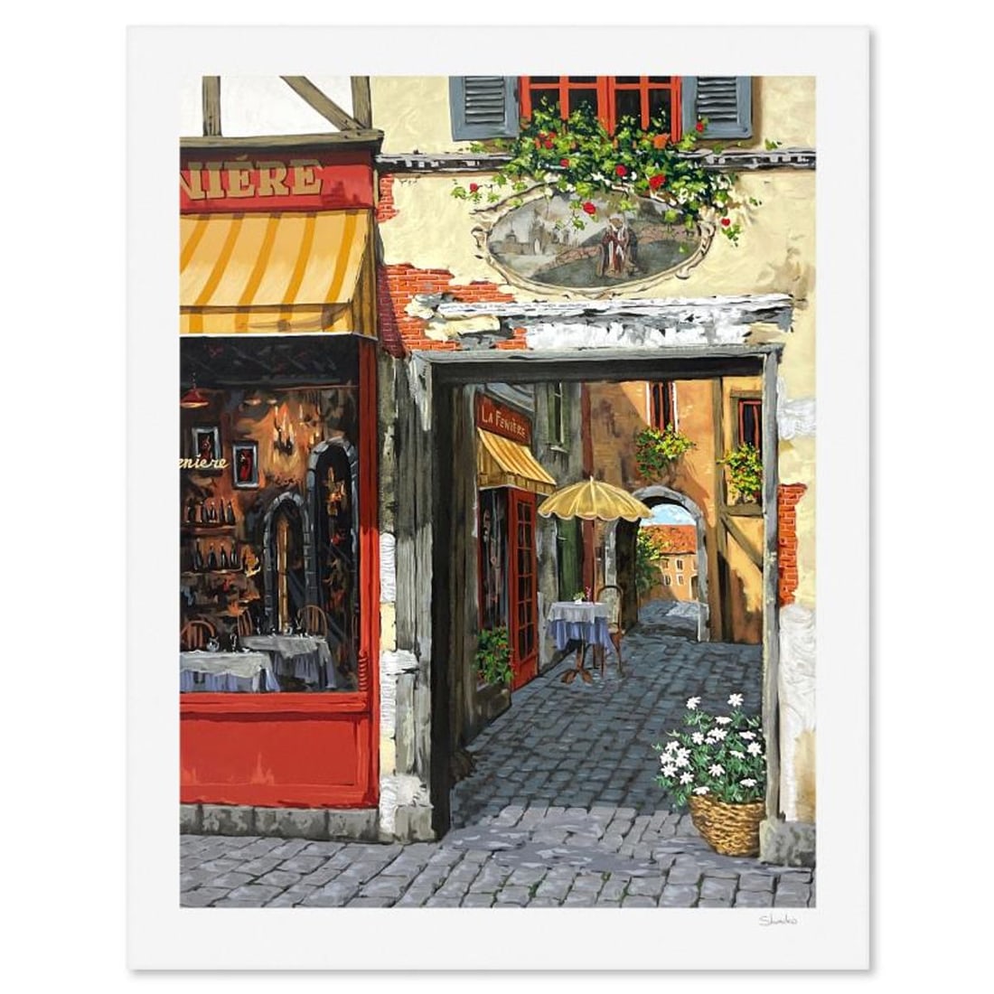 Viktor Shvaiko, "La Feniere" Limited Edition Printer's Proof Serigraph (36" x 27"), Numbered and: La Feniere is a limited edition printer's proof serigraph on paper by Viktor Shvaiko, numbered and hand signed by the artist. Includes Letter of Authenticity. Measures approx. 41.5" x 32" (border), 36