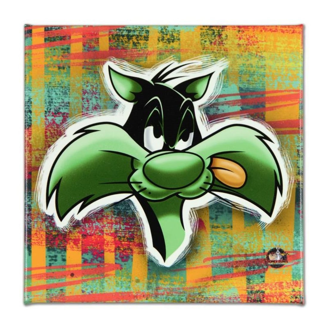Looney Tunes, "Sylvester" Numbered Limited Edition on Canvas with COA. This piece comes Gallery