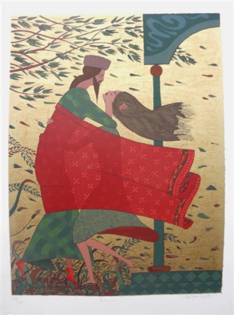 Shlomo Katz- Serigraph: Artist: Shlomo Katz. Medium: Serigraph. Size: 24" x 30". Signature: Signed and numbered. Reference#: 25093.