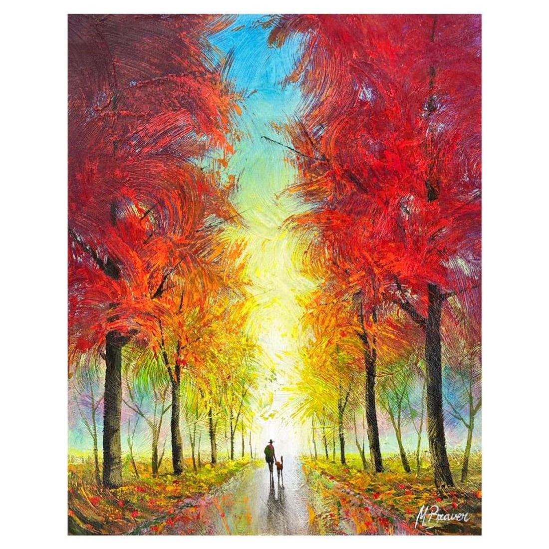 Mark Braver, Original Oil Painting on Canvas, Hand Signed with Letter of Authenticity. (1 of 10)